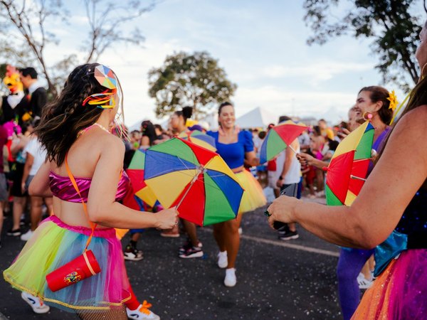 A Brazilian carnival parade